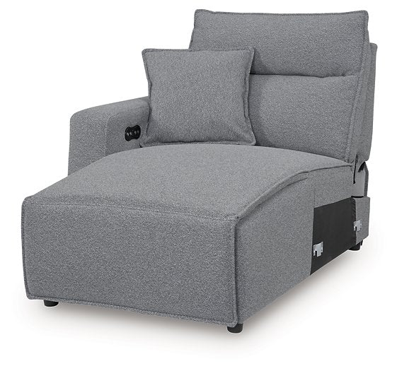 Modmax Power Reclining Sectional with Chaise - Furniture Land (Milwaukee, WI)