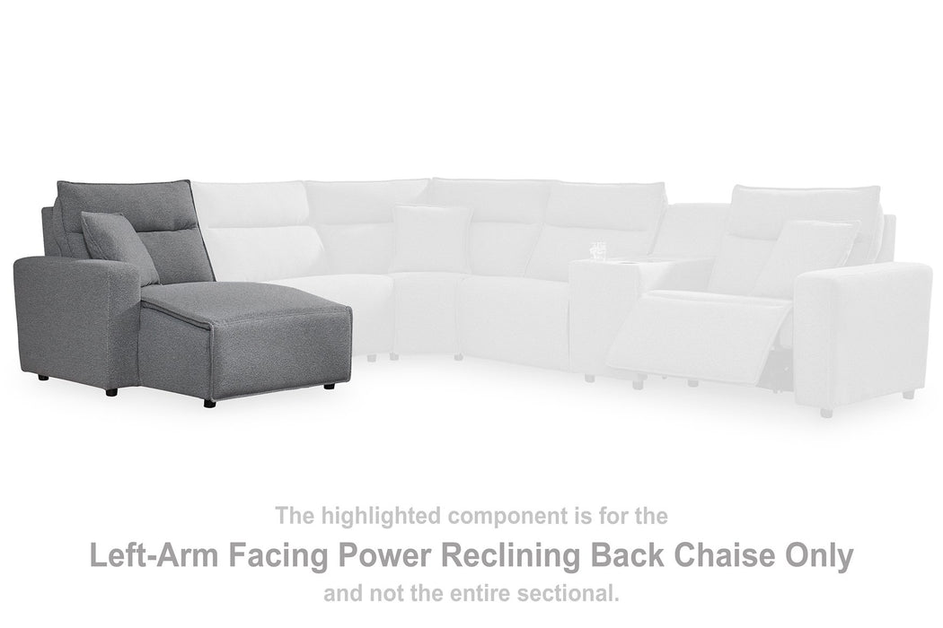 Modmax Power Reclining Sectional with Chaise - Furniture Land (Milwaukee, WI)