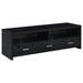 Alton 62" 3-drawer TV Console Black Oak - Furniture Land (Milwaukee, WI)