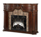 AICO Windsor Court Fireplace without Insert in Vintage Fruitwood - Furniture Land (Milwaukee, WI)