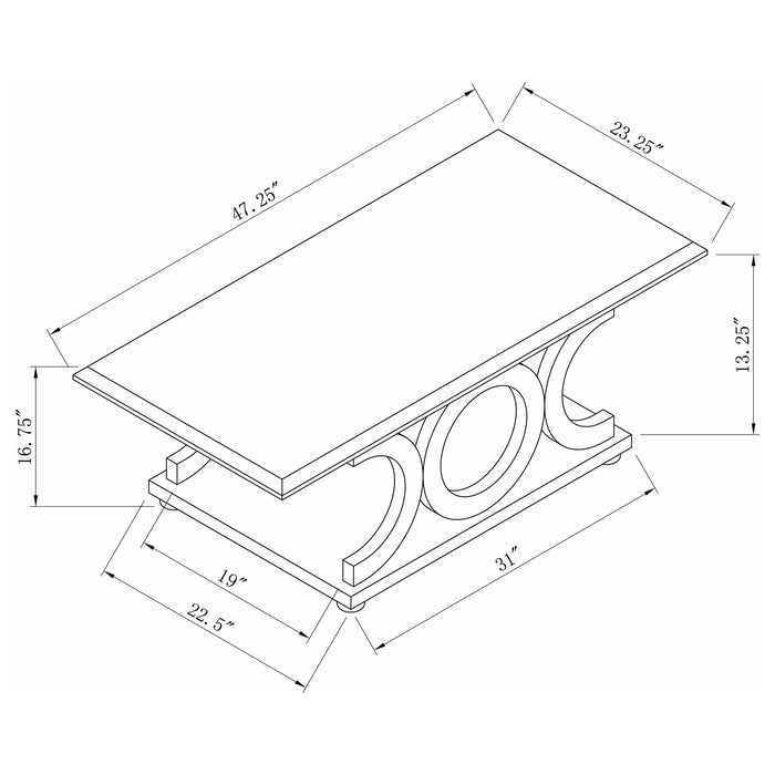 Shelly Coffee Table Sets - Furniture Land (Milwaukee, WI)