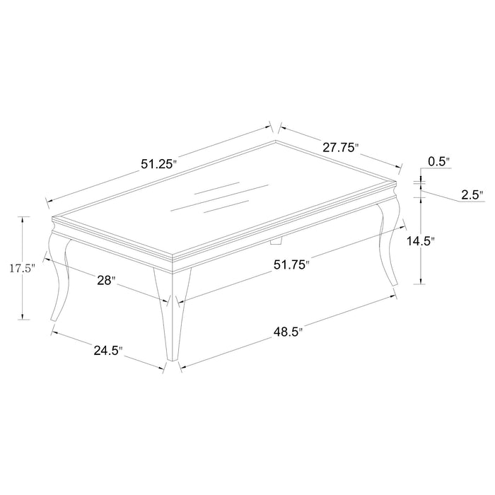 Carone Coffee Table Sets - Furniture Land (Milwaukee, WI)