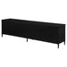 Amherst 4-door 78-inch Metal TV Stand Media Console Black - Furniture Land (Milwaukee, WI)