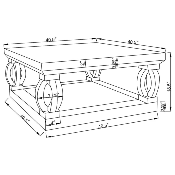 Amalia Coffee Table Sets - Furniture Land (Milwaukee, WI)