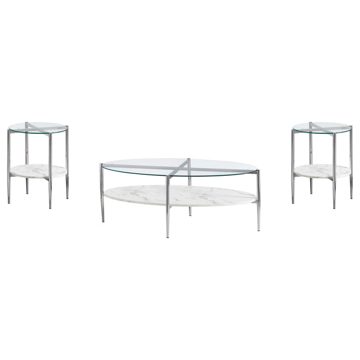 Cadee Coffee Table Sets - Furniture Land (Milwaukee, WI)
