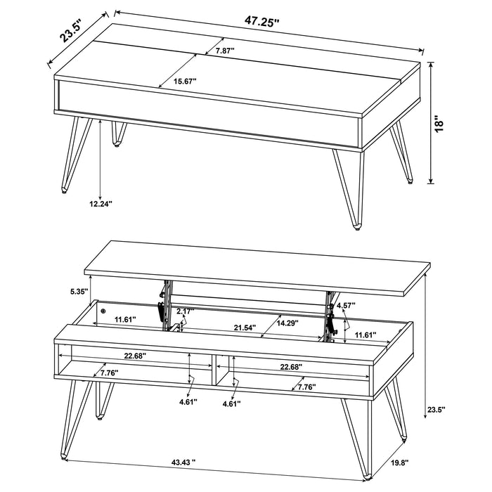 Fanning Coffee Table Sets - Furniture Land (Milwaukee, WI)
