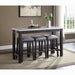 Necalli 4PC Pack Counter Height Table Set - Furniture Land (Milwaukee, WI)