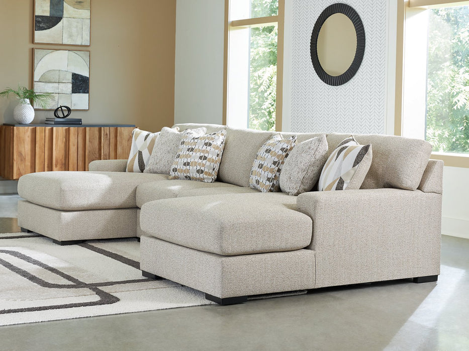 Laurelgrove Double Chaise Sectional - Furniture Land (Milwaukee, WI)