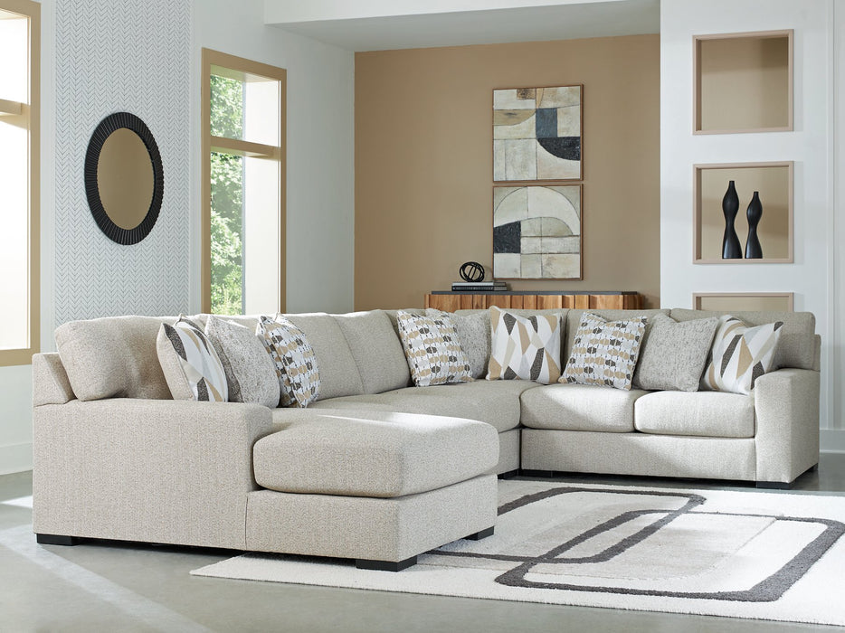 Laurelgrove Sectional with Chaise - Furniture Land (Milwaukee, WI)