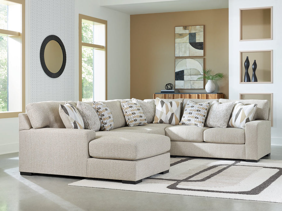 Laurelgrove Sectional with Chaise - Furniture Land (Milwaukee, WI)