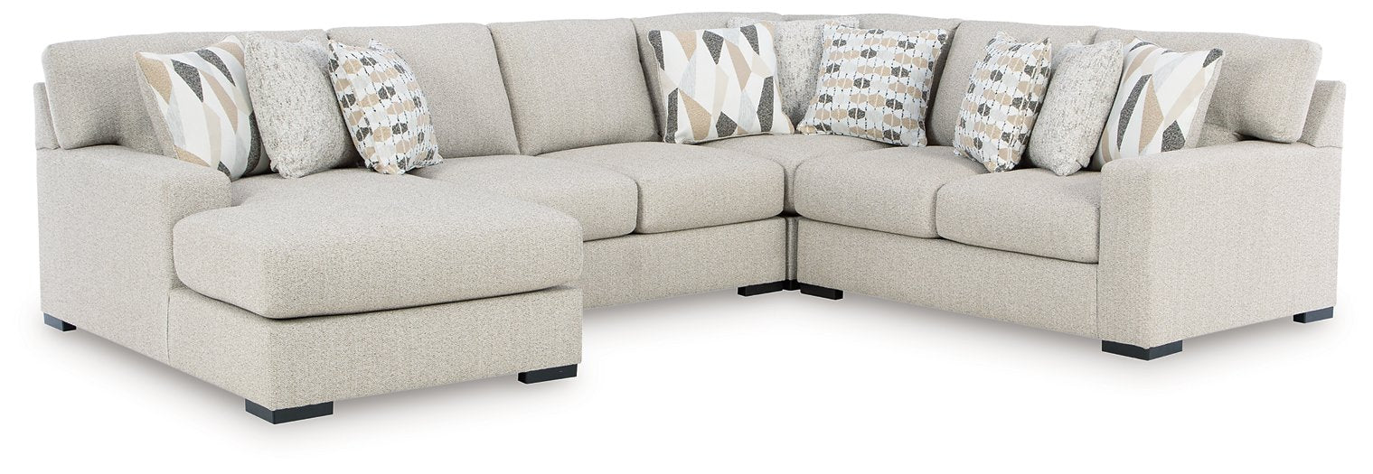 Laurelgrove Sectional with Chaise - Furniture Land (Milwaukee, WI)