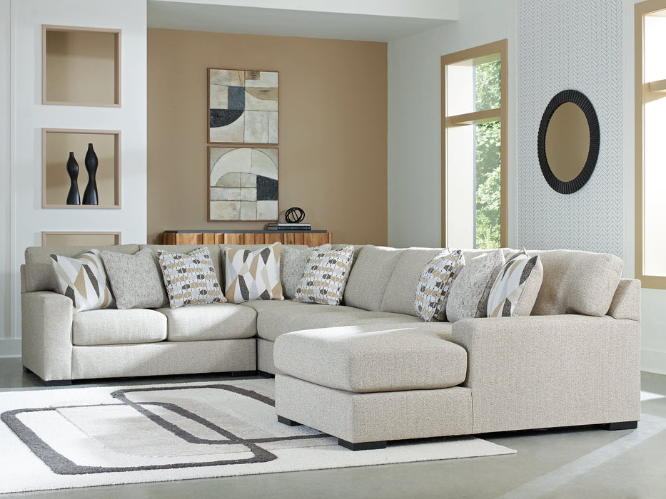 Laurelgrove Sectional with Chaise - Furniture Land (Milwaukee, WI)