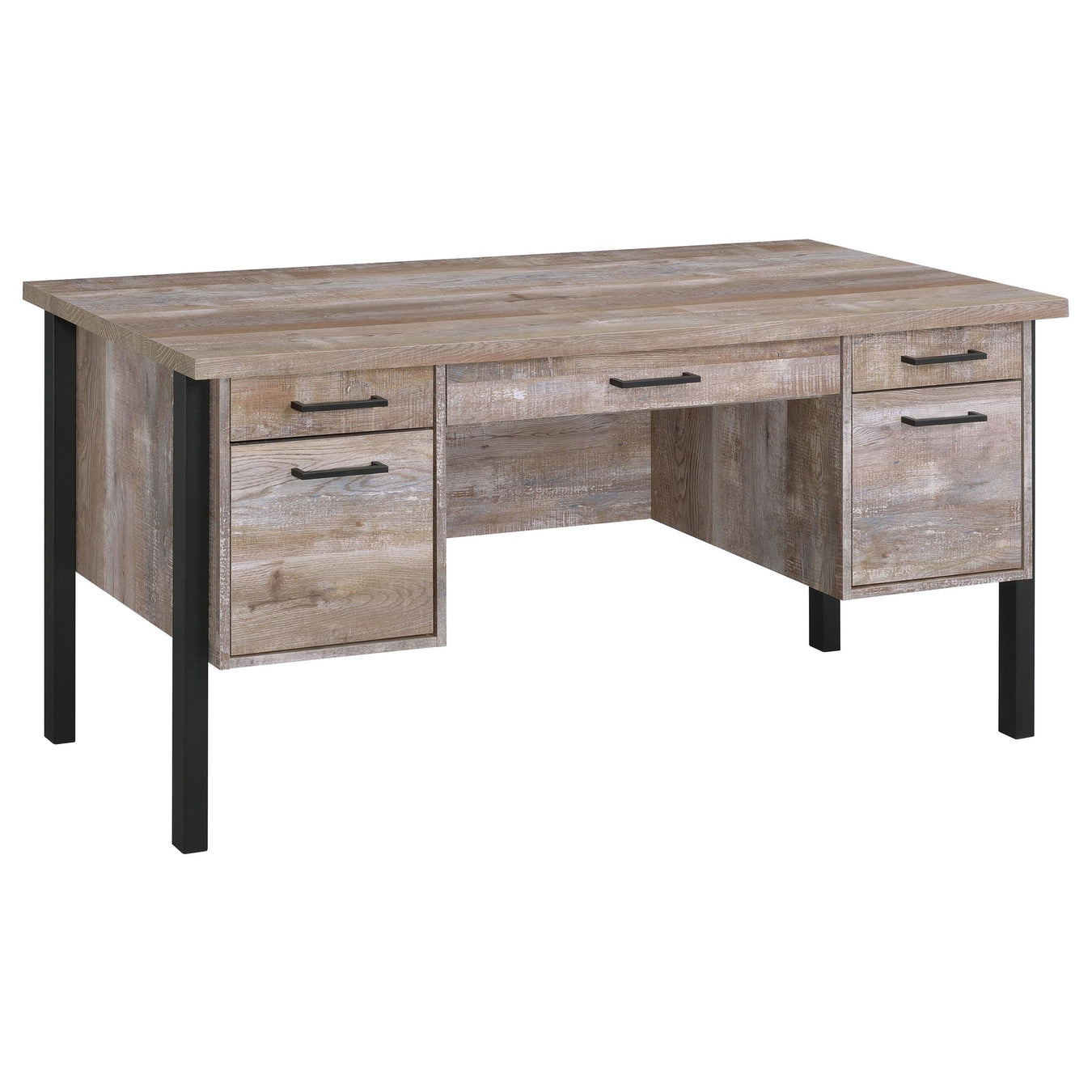 Weathered Oak / Black