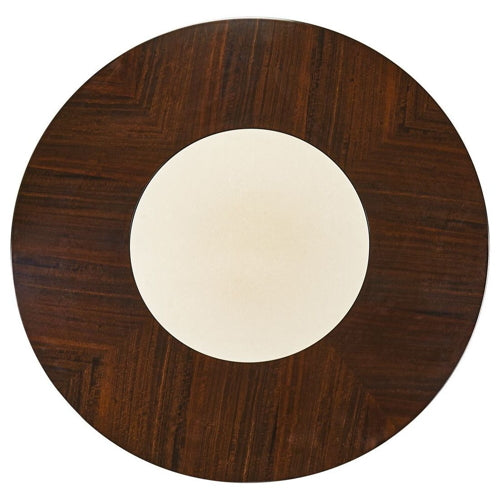 AICO Paris Chic "60 In Round Dining Table in Espresso - Furniture Land (Milwaukee, WI)