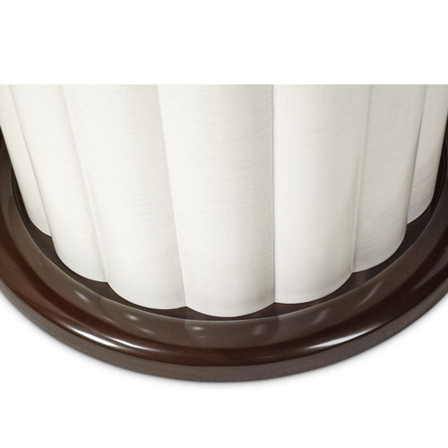 AICO Paris Chic "60 In Round Dining Table in Espresso - Furniture Land (Milwaukee, WI)