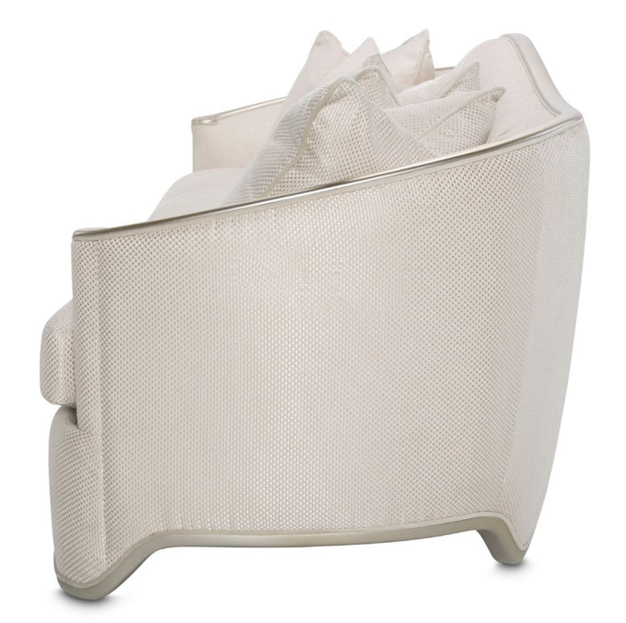 AICO London Place Sofa in Light Champagne - Furniture Land (Milwaukee, WI)