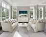 AICO London Place Sofa in Light Champagne - Furniture Land (Milwaukee, WI)