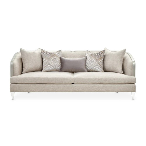 AICO Furniture Camden Court Sofa in Platinum - Furniture Land (Milwaukee, WI)