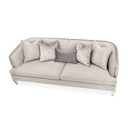 AICO Furniture Camden Court Sofa in Platinum - Furniture Land (Milwaukee, WI)