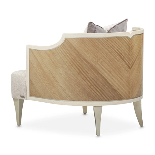 AICO Furniture Camden Court Accent Chair in Pearl - Furniture Land (Milwaukee, WI)