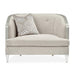 AICO Furniture Camden Court Chair and Half in Platinum - Furniture Land (Milwaukee, WI)