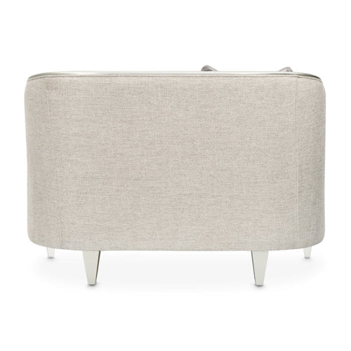 AICO Furniture Camden Court Chair and Half in Platinum - Furniture Land (Milwaukee, WI)