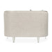 AICO Furniture Camden Court Chair and Half in Platinum - Furniture Land (Milwaukee, WI)