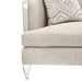 AICO Furniture Camden Court Chair and Half in Platinum - Furniture Land (Milwaukee, WI)