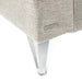 AICO Furniture Camden Court Chair and Half in Platinum - Furniture Land (Milwaukee, WI)