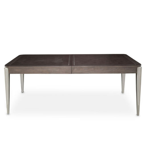 AICO Roxbury Park Rectangular Dining Table in Slate - Furniture Land (Milwaukee, WI)