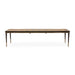 AICO Malibu Crest Rectangular Dining Table in Crotch Mahogany - Furniture Land (Milwaukee, WI)