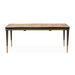 AICO Malibu Crest Rectangular Dining Table in Crotch Mahogany - Furniture Land (Milwaukee, WI)
