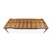 AICO Malibu Crest Rectangular Dining Table in Crotch Mahogany - Furniture Land (Milwaukee, WI)