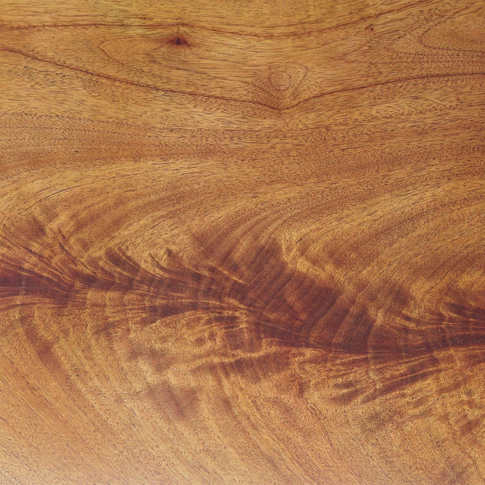 AICO Malibu Crest Rectangular Dining Table in Crotch Mahogany - Furniture Land (Milwaukee, WI)