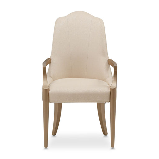 AICO Malibu Crest Arm Chair in Crotch Mahogany (Set of 2) - Furniture Land (Milwaukee, WI)
