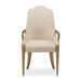 AICO Malibu Crest Arm Chair in Crotch Mahogany (Set of 2) - Furniture Land (Milwaukee, WI)