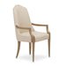 AICO Malibu Crest Arm Chair in Crotch Mahogany (Set of 2) - Furniture Land (Milwaukee, WI)