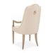 AICO Malibu Crest Arm Chair in Crotch Mahogany (Set of 2) - Furniture Land (Milwaukee, WI)