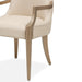 AICO Malibu Crest Arm Chair in Crotch Mahogany (Set of 2) - Furniture Land (Milwaukee, WI)