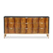 AICO Malibu Crest 9 Drawer Dresser in Crotch Mahogany - Furniture Land (Milwaukee, WI)