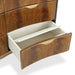 AICO Malibu Crest 9 Drawer Dresser in Crotch Mahogany - Furniture Land (Milwaukee, WI)