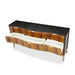 AICO Malibu Crest 9 Drawer Dresser in Crotch Mahogany - Furniture Land (Milwaukee, WI)