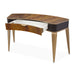 AICO Malibu Crest Vanity Desk in Crotch Mahogany - Furniture Land (Milwaukee, WI)