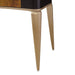 AICO Malibu Crest Vanity Desk in Crotch Mahogany - Furniture Land (Milwaukee, WI)