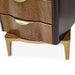 AICO Malibu Crest Swivel Lingerie Chest in Crotch Mahogany - Furniture Land (Milwaukee, WI)