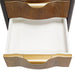 AICO Malibu Crest Swivel Lingerie Chest in Crotch Mahogany - Furniture Land (Milwaukee, WI)