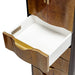 AICO Malibu Crest Swivel Lingerie Chest in Crotch Mahogany - Furniture Land (Milwaukee, WI)