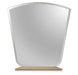 AICO Malibu Crest Vanity Mirror in Burnished Gold - Furniture Land (Milwaukee, WI)