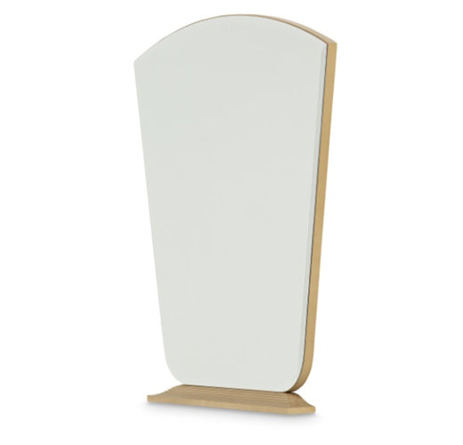 AICO Malibu Crest Vanity Mirror in Burnished Gold - Furniture Land (Milwaukee, WI)