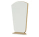 AICO Malibu Crest Vanity Mirror in Burnished Gold - Furniture Land (Milwaukee, WI)
